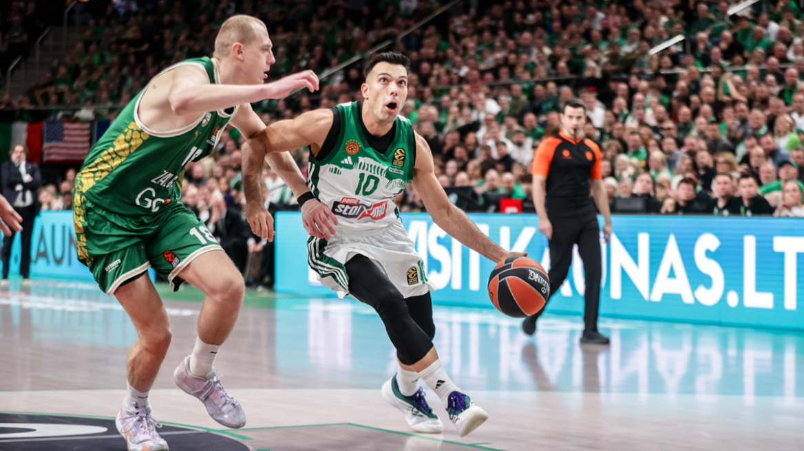 Ζάλγκιρις - Παναθηναϊκός 84-77: «Πάγωσε» στο Κάουνας - Βίντεο 