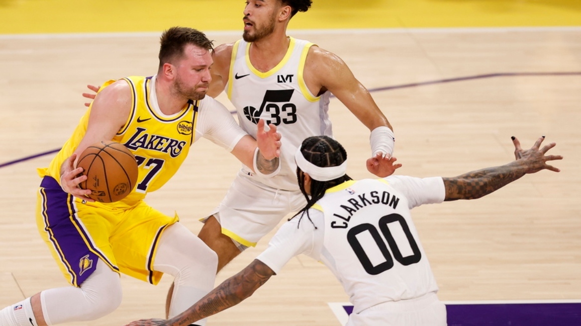 NBA: Εντυπωσιακοί οι Λέικερς στο ντεμπούτο του Ντόντσιτς, νίκησαν 132-113 τους Τζαζ
