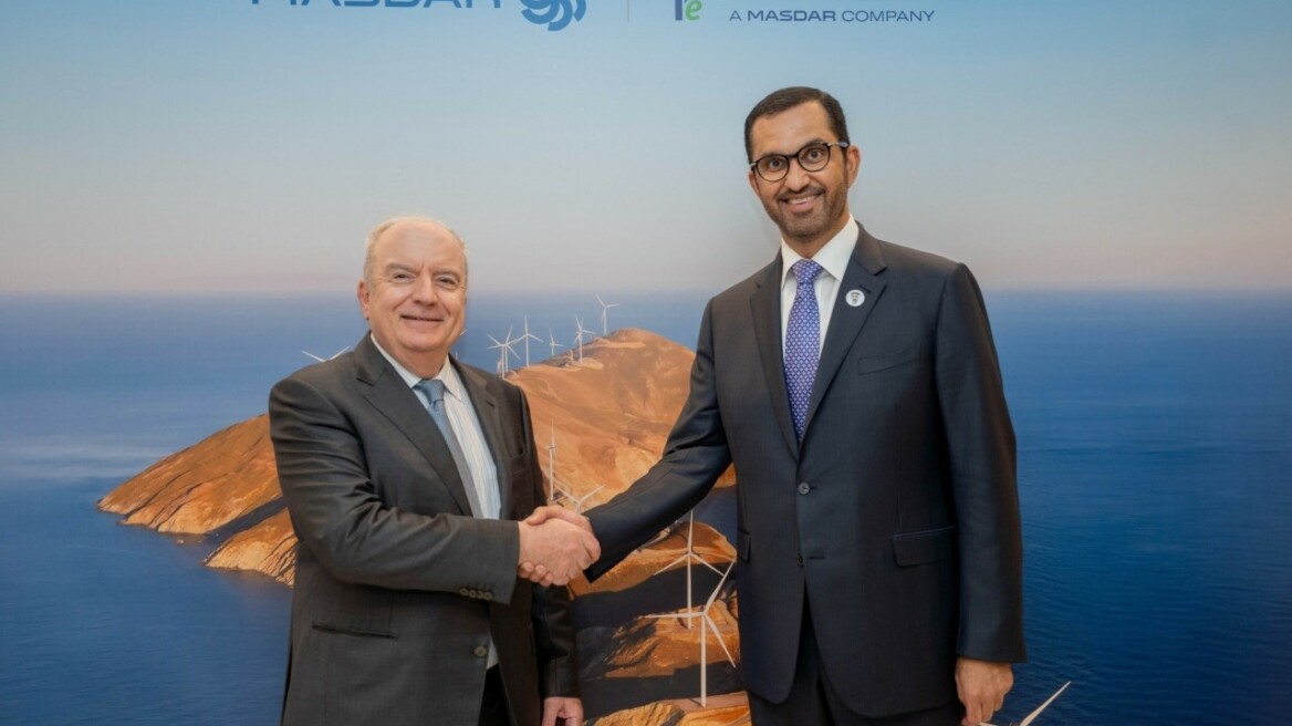 Στην ΤEΡΝΑ Ενεργειακή ο πρόεδρος της Masdar, Sultan Al Jaber – Συνάντηση με Περιστέρη