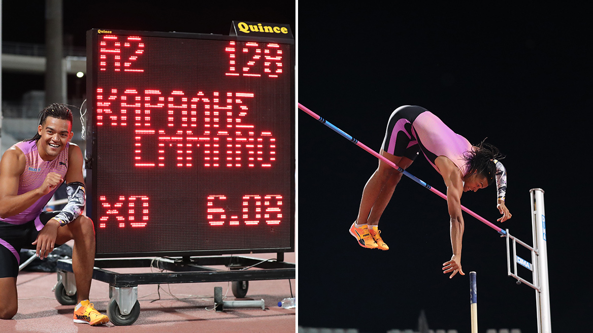 Ο Εμμανουήλ Καραλής έκανε νέο πανελλήνιο ρεκόρ με άλμα στα 6.08μ. - Τέταρτη επίδοση όλων των εποχών στον κόσμο - Δείτε βίντεο