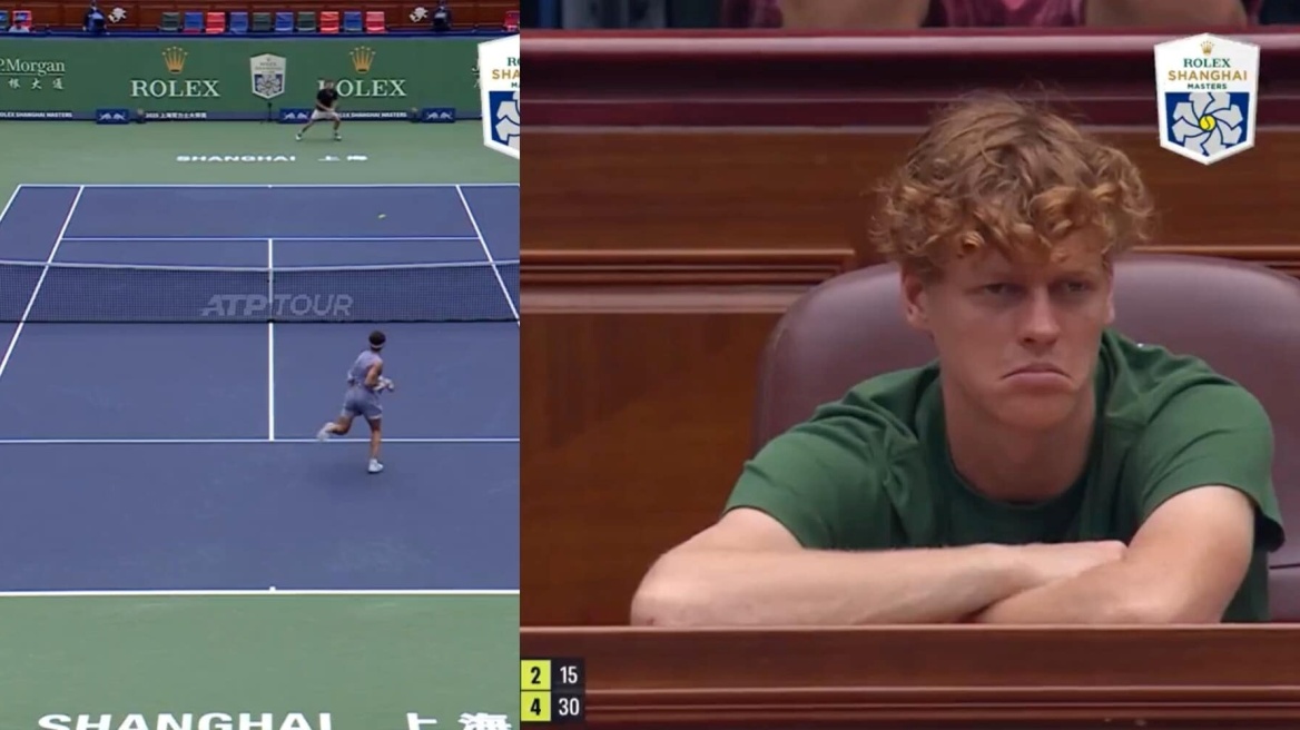 Ο Σίνερ αντιδρά με θαυμασμό από την κερκίδα σε «μαγικό» πόντο του Γκοφέν - Βίντεο
