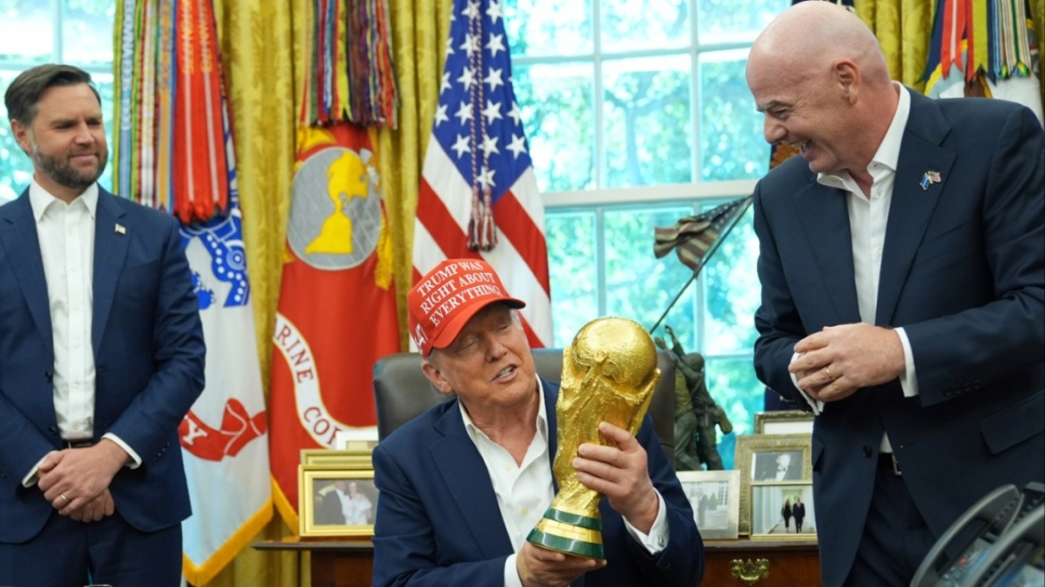 Μουντιάλ 2026: Ο Τραμπ θα απονείμει το τρόπαιο του τελικού μαζί με τον Ινφαντίνο