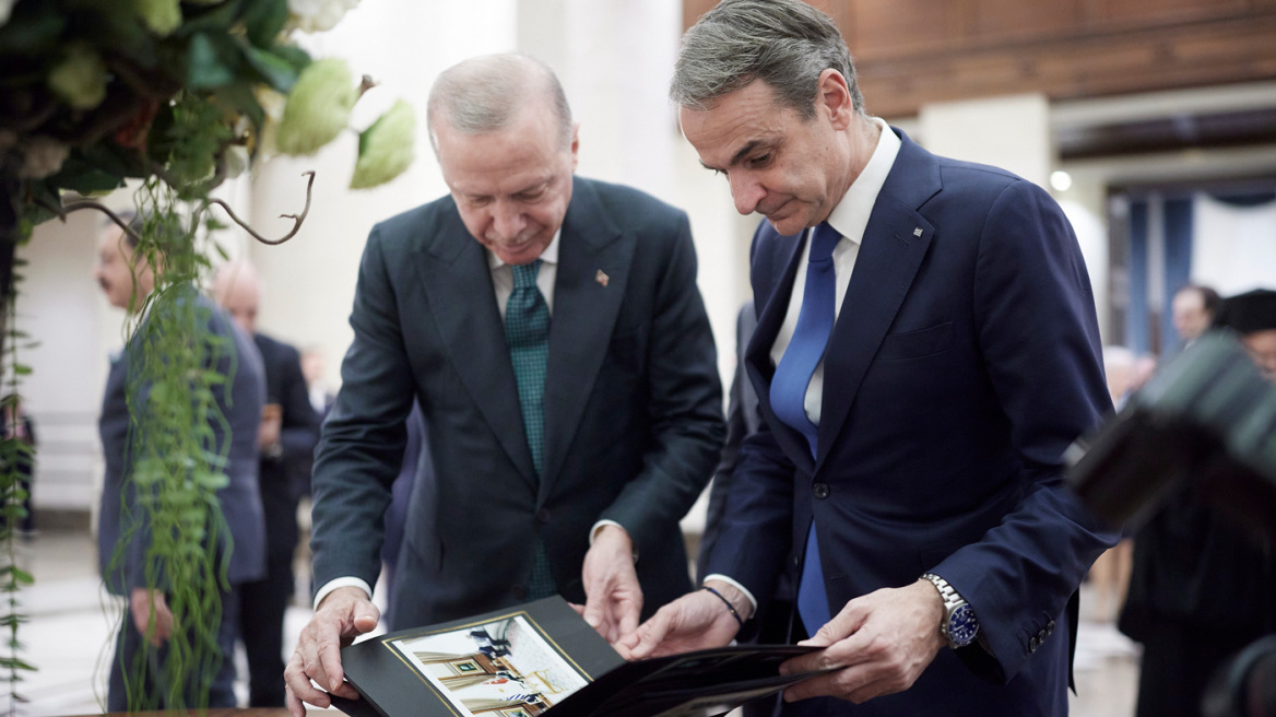 Ερντογάν μετά τη συνάντηση με Μητσοτάκη: Να κρατήσουμε ανοιχτούς διαύλους διαλόγου, προς το κοινό συμφέρον η συμμετοχή της Τουρκίας στο SAFE