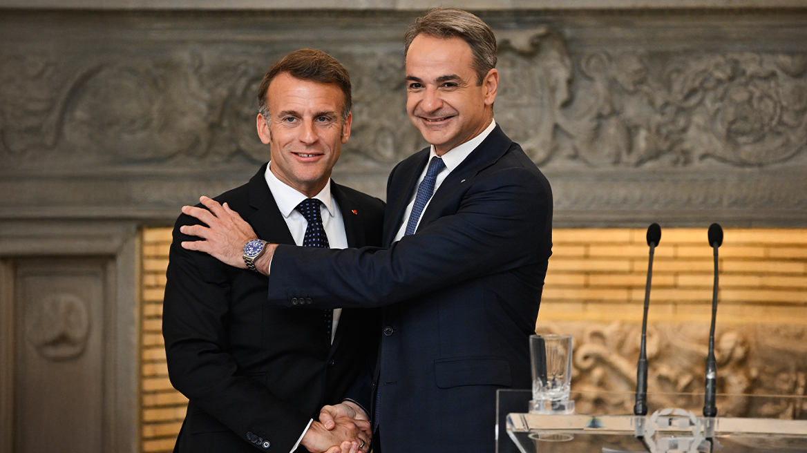 Τι είπαν και τι συμφώνησαν Μητσοτάκης - Μακρόν: Γαλλική ασπίδα διαρκείας στο Αιγαίο