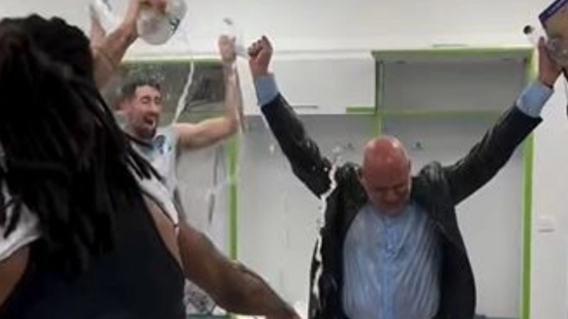 Τα πανηγύρια του Κολοσσού για τη μεγάλη νίκη επί του Παναθηναϊκού στο ΟΑΚΑ: Το μπουγέλο, οι πέντε μέρες ρεπό και το μήνυμα Λυκογιάννη