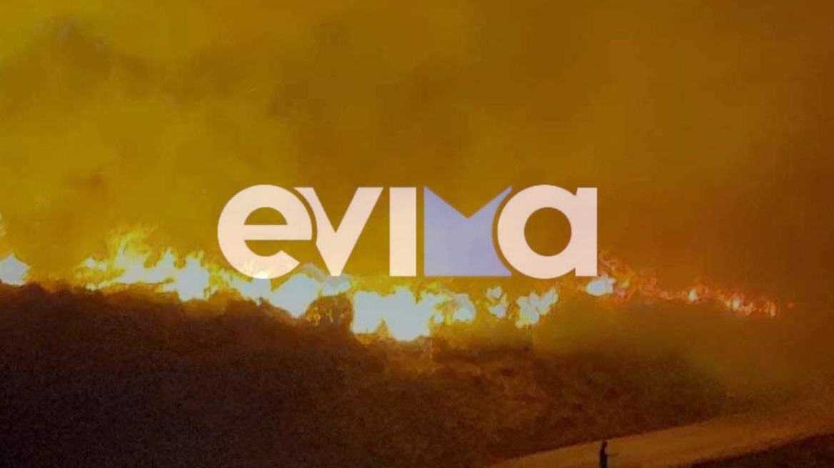 Κάρυστος: Μάχη όλη τη νύχτα με τις αναζωπυρώσεις