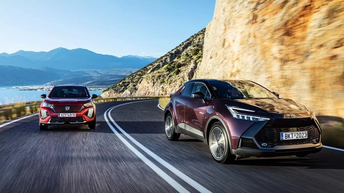 Η μεγάλη σύγκρουση: Peugeot 2008 diesel vs Toyota C-HR Hybrid -  Ποιο κερδίζει;