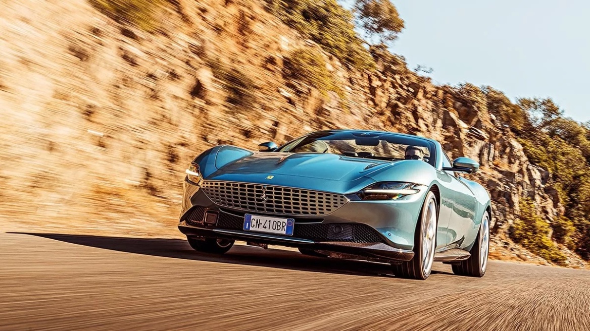 Για καλό καλοκαίρι... δοκιμάζουμε την ανοικτή Ferrari Roma