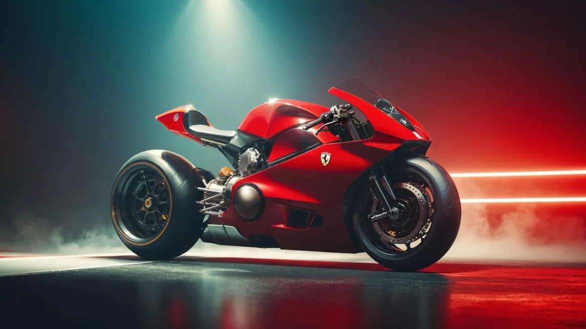 ΩΧ.. μοτοσικλέτα με κινητήρα Ferrari; 