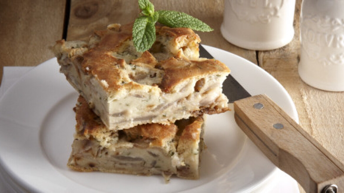 Γαλατόπιτα με κρεμμύδια