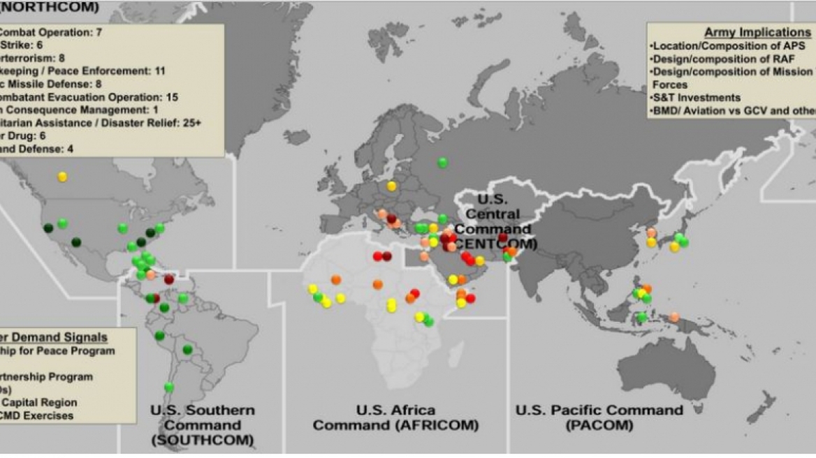 Που θα κάνουν πόλεμο οι Αμερικανοί - Δείτε τον χάρτη - Τι θα συμβεί στα Βαλκάνια