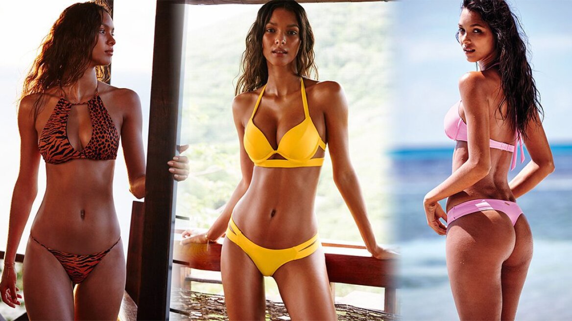 Lais Ribeiro: Το μελαχρινό «αγγελάκι» φωτογραφίζεται με τα μπικίνι του γνωστού οίκου 