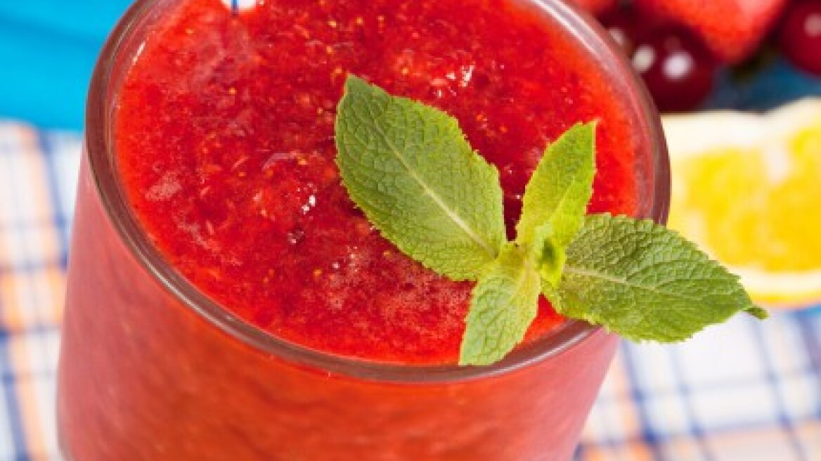 Smoothie φράουλα – πορτοκάλι