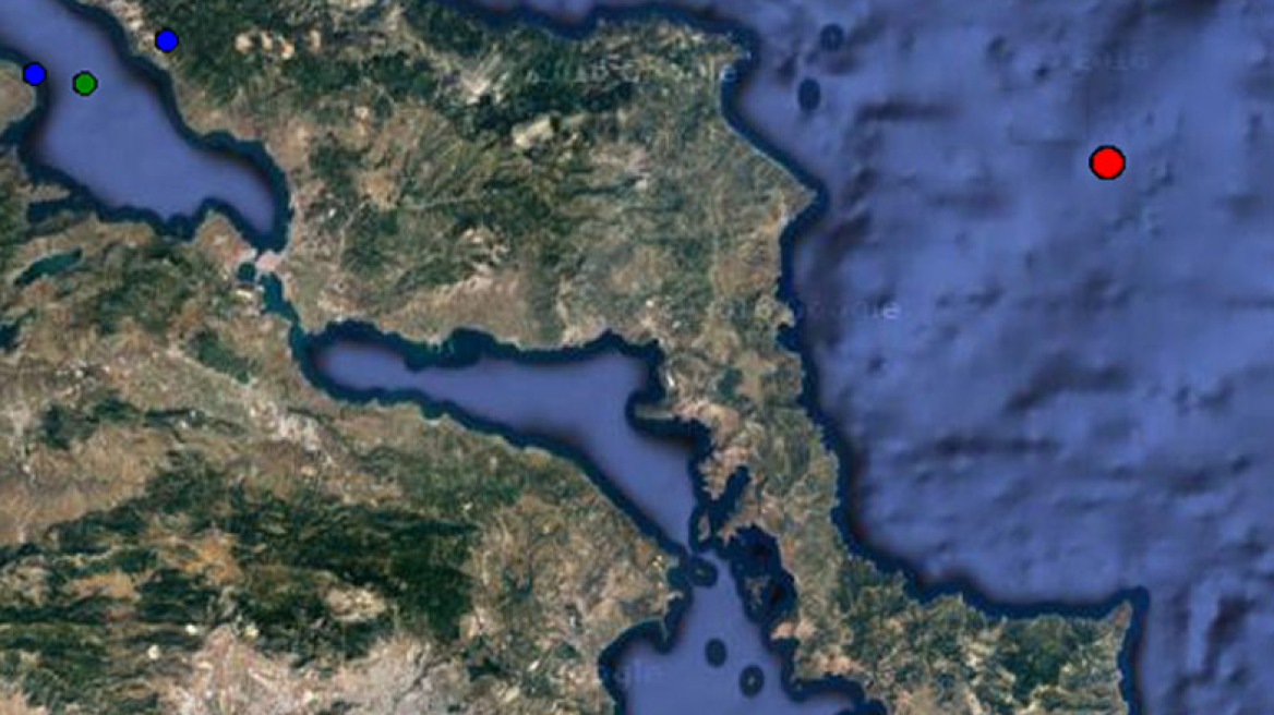Σεισμός 4 Ρίχτερ ανατολικά της Εύβοιας