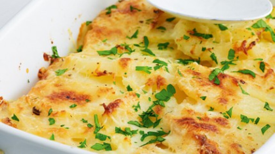 Πατάτες ογκρατέν (gratin dauphinois)