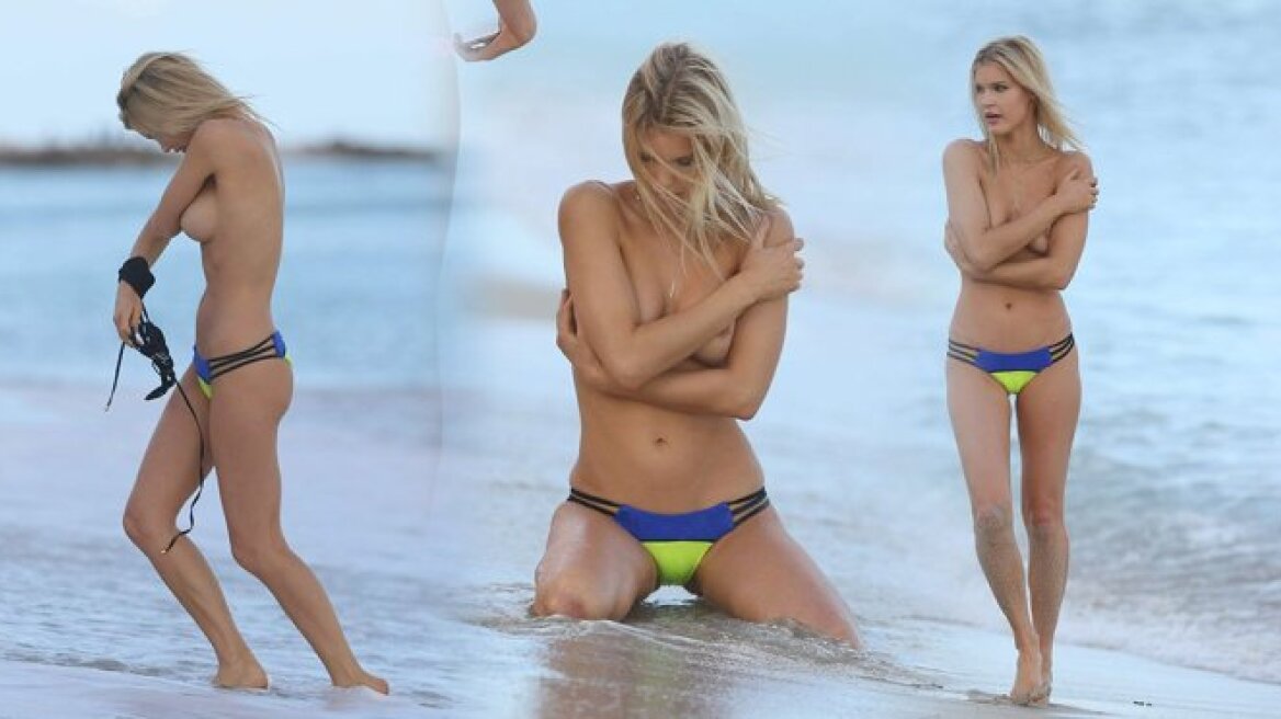 Ξεκίνησαν οι... τόπλες φωτογραφίσεις του Sports Illustrated για το 2017 