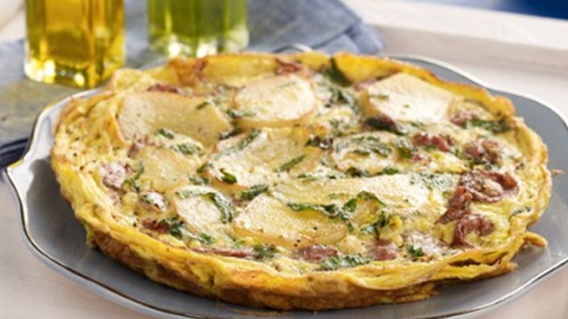 Φουρτάλια με πατάτες και λουκάνικο