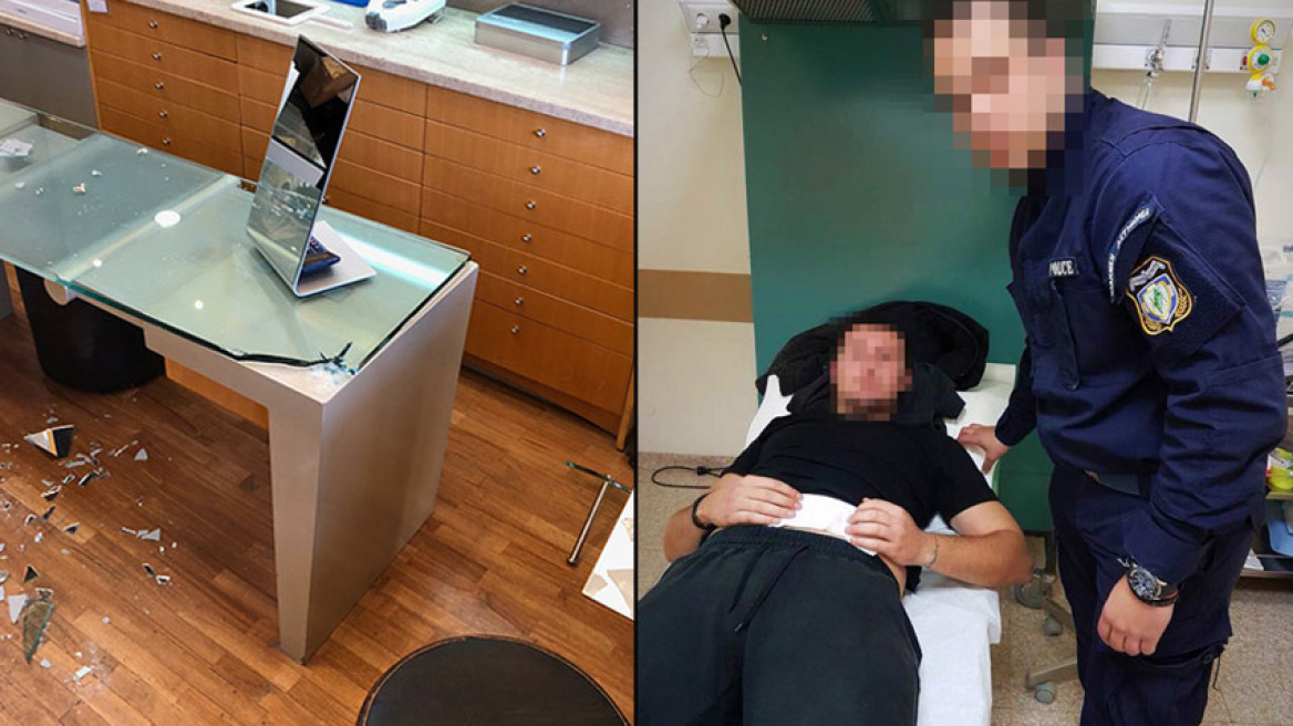 Γλυφάδα: Έτρεχε με το μαχαίρι στα χέρια αφού τραυμάτισε τους αστυνομικούς 