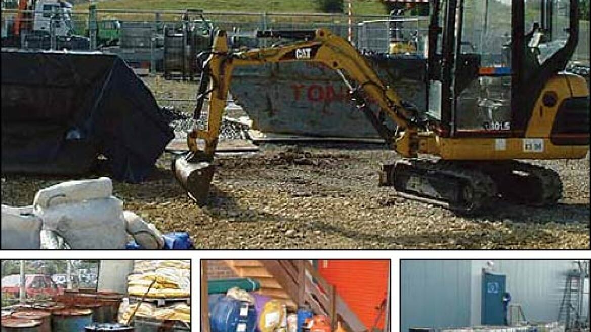 From the street barriers in Keratea to the garbage plants
