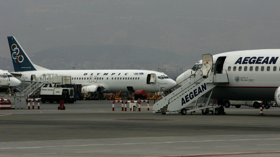 Ματαιώσεις πτήσεων σε Olympic Air, Aegean