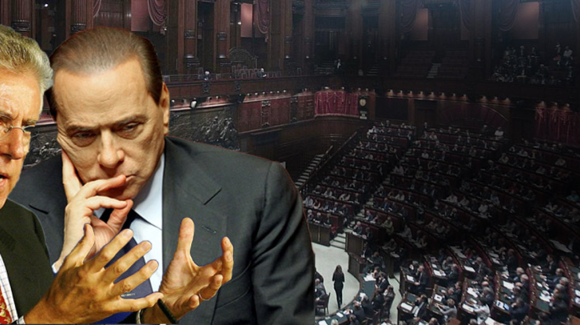 Συνάντηση Μπερλουσκόνι - Μόντι