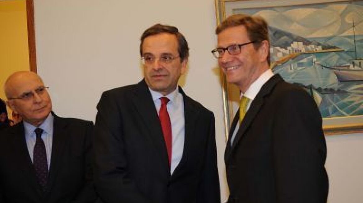 Για τις οικονομικές εξελίξεις συζήτησαν Σαμαράς-Βεστερβέλε