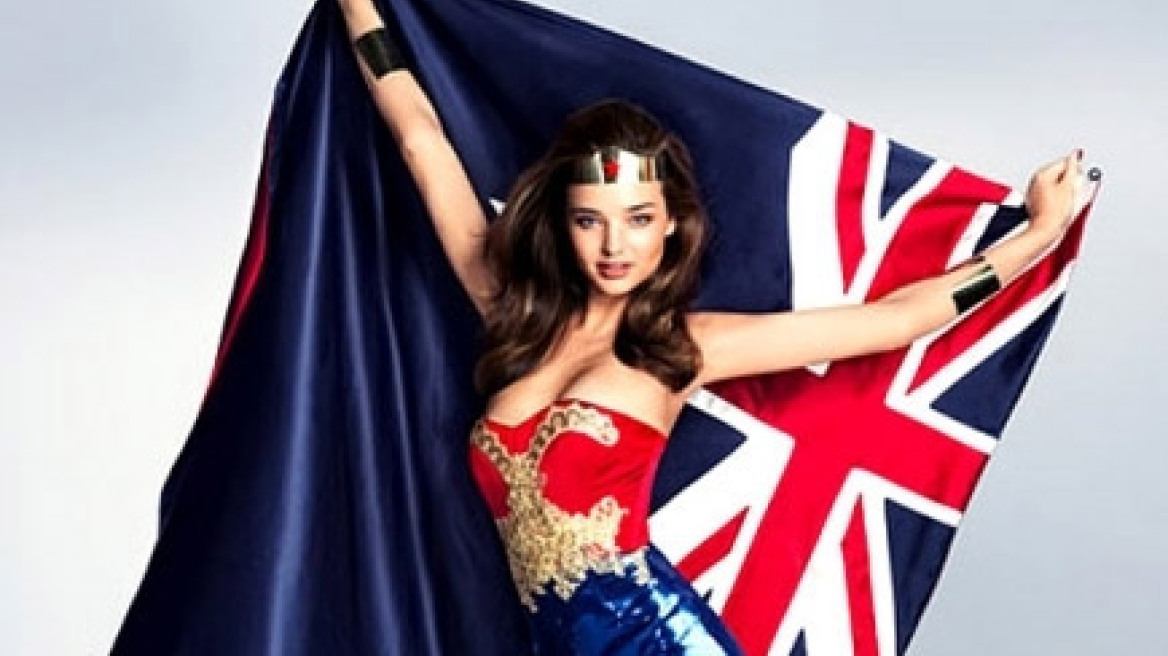 Μια σέξι Wonder Woman η Miranda Kerr 