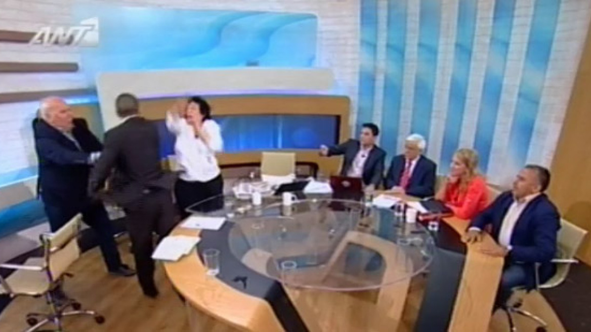 Σοκ από τις γροθιές του Κασιδιάρη στη Λιάνα Κανέλλη