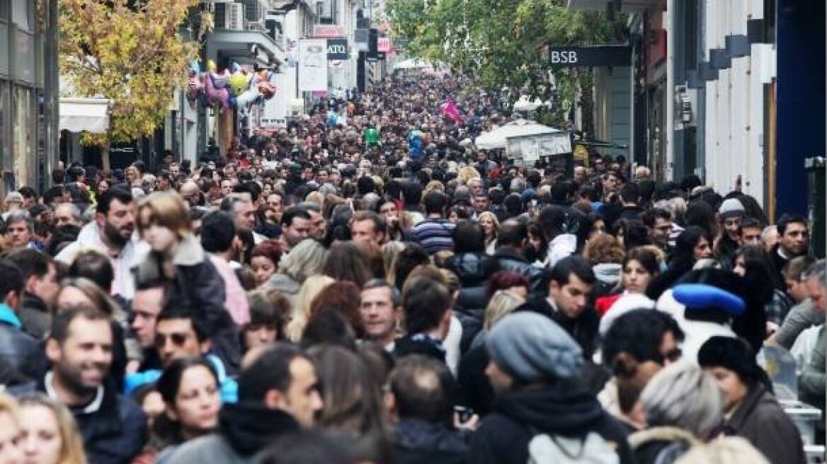 Στους 9.903.268 ο νόμιμος πληθυσμός της Ελλάδας