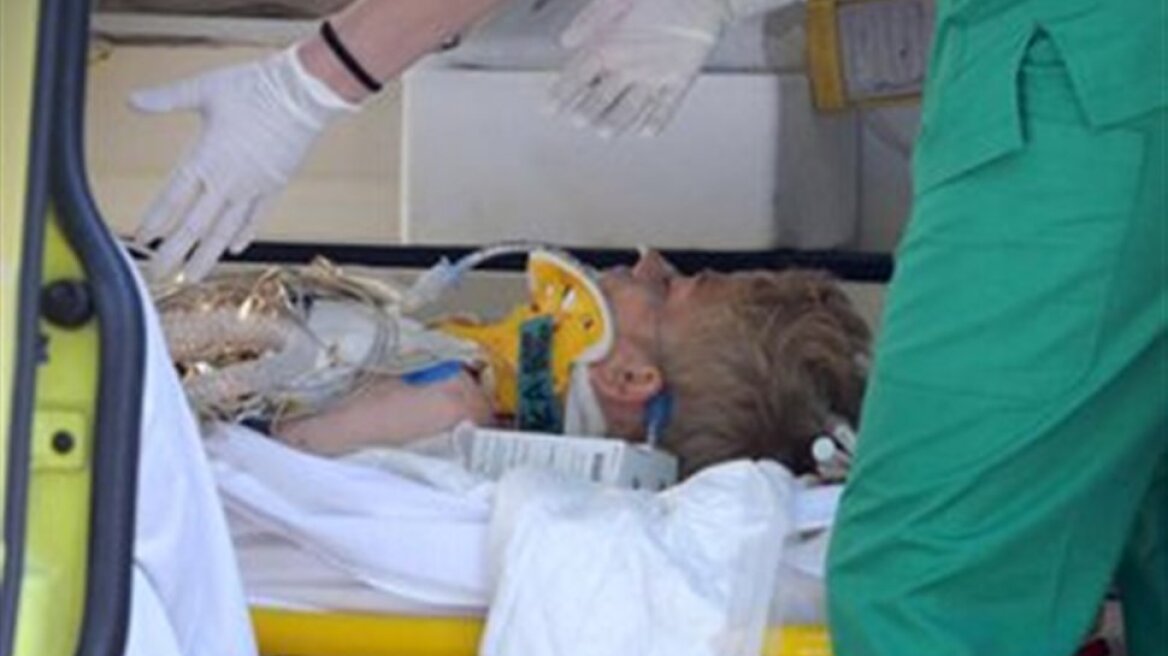 The 12-year-old Russian is in a stable but critical condition