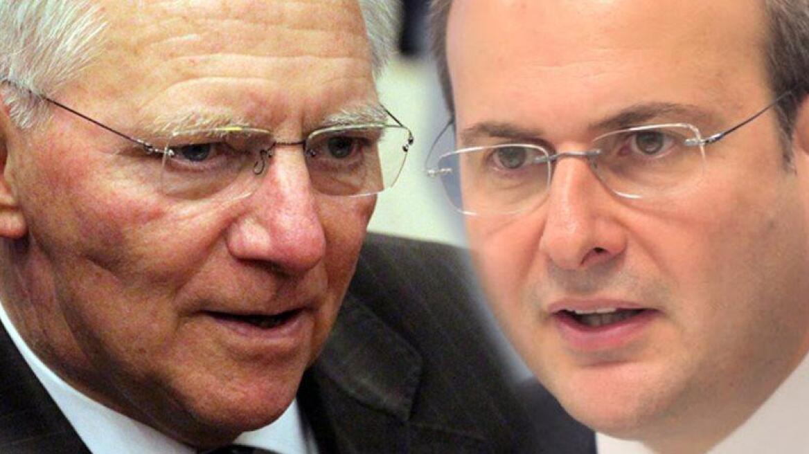 Τετ α τετ Χατζηδάκη - Σόιμπλε το απόγευμα στο Βερολίνο