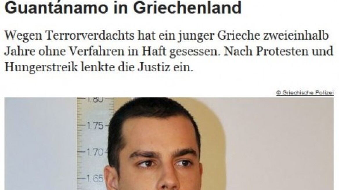 De Zeit: «Γκουαντάναμο στην Ελλάδα» - υπόθεση Σακκά