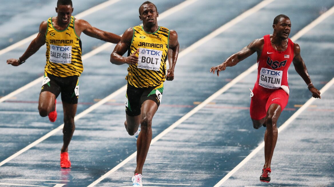 «Χορεύει» και στην βροχή ο Γιουσέιν Μπολτ! 