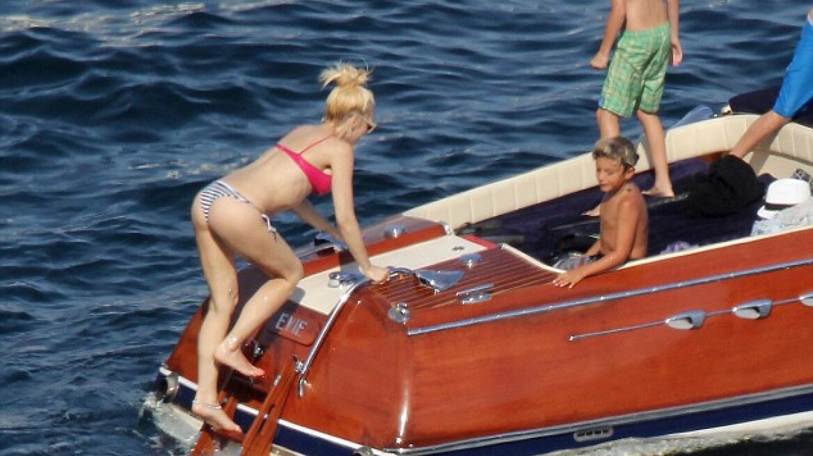 Gwen Stefani: Διακοπές στη Μεσόγειο