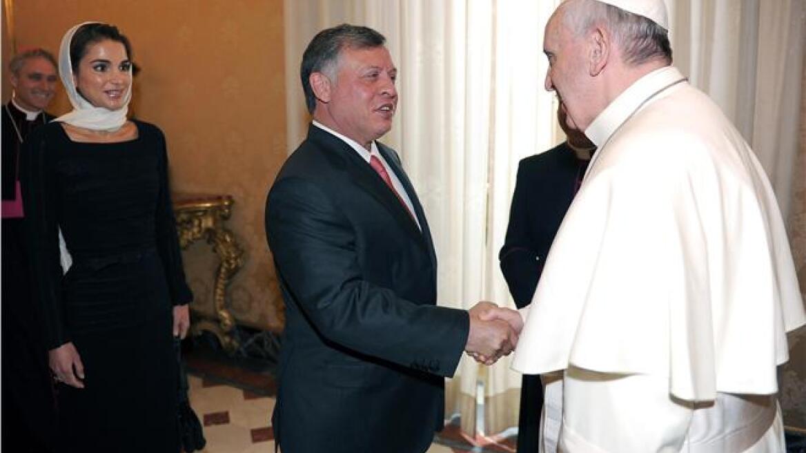 Διάλογο για την επίλυση της συριακής κρίσης προτείνουν ο Πάπας και ο βασιλιάς Αμπντάλα της Ιορδανίας