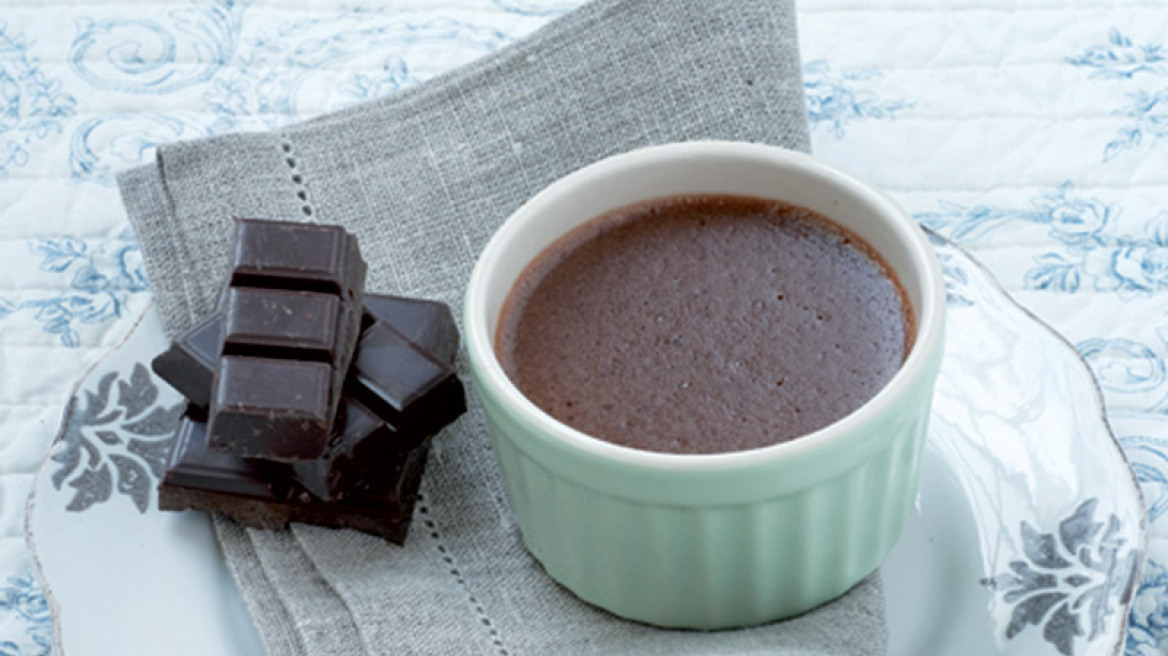 Pots de creme με σοκολάτα