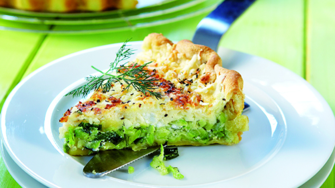 Τάρτα με κολοκυθάκια