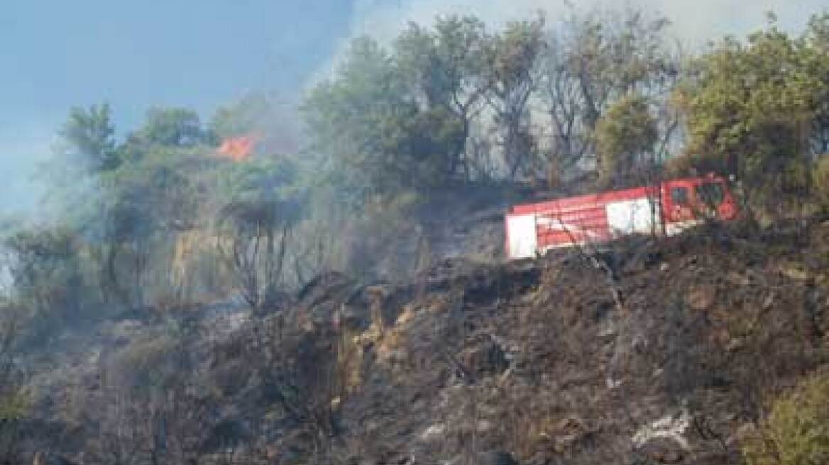 Σε εξέλιξη φωτιά στην Πρέβεζα