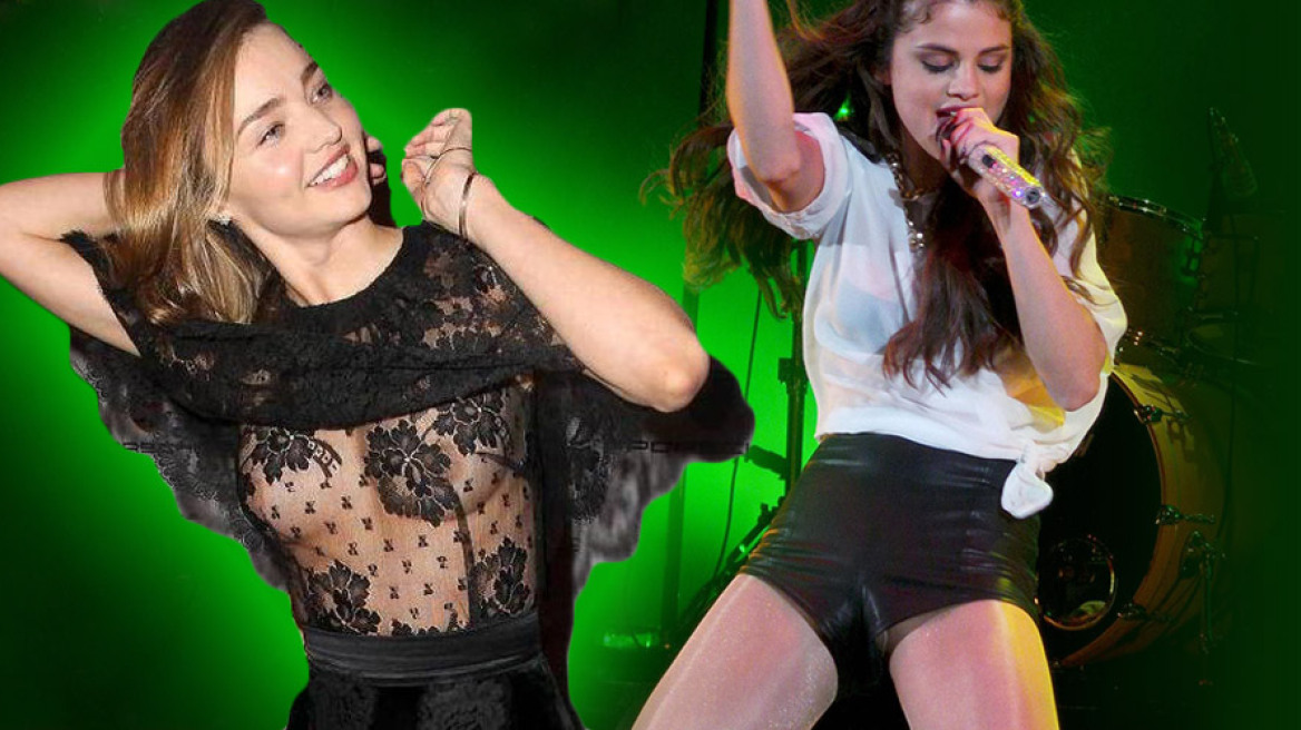  Miranda Kerr και Selena Gomez σε... πλειοδοσία γυμνής σαρκός!