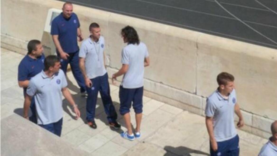 Οι παίκτες της Παρί έκαναν βόλτα στο Καλλιμάρμαρο