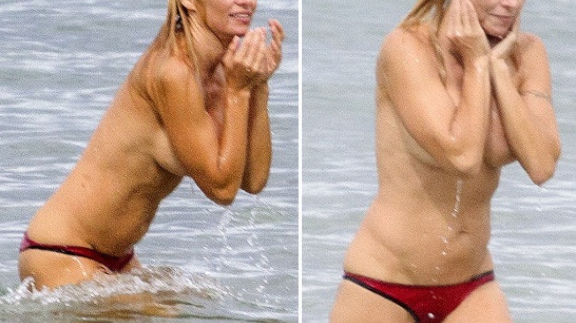 Τόπλες στη Γαλλία η Pamela Anderson