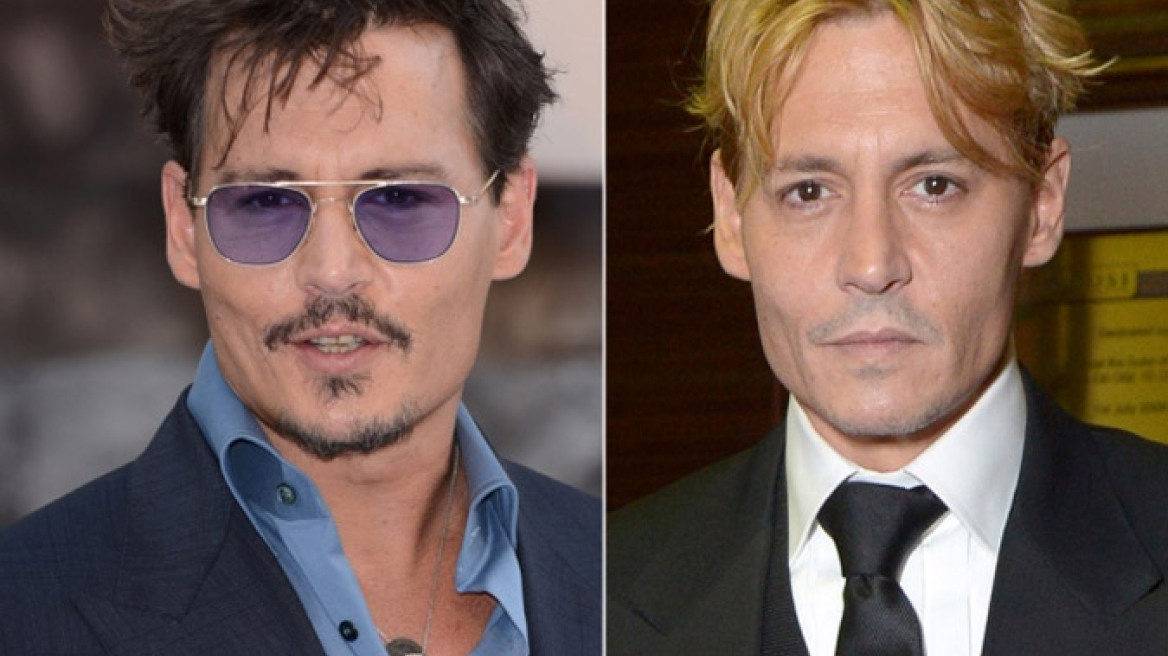 Ο Johnny Depp έβαψε τα μαλλιά του ξανθά!