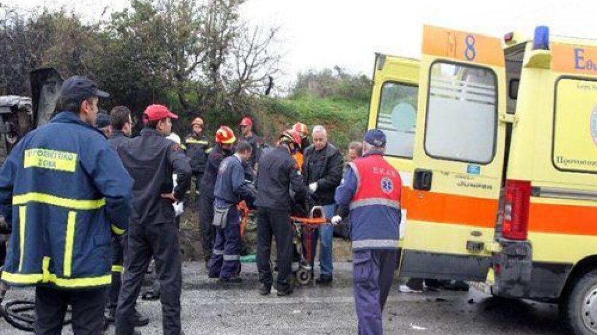 Κρήτη: Τροχαίο με τέσσερις τραυματίες