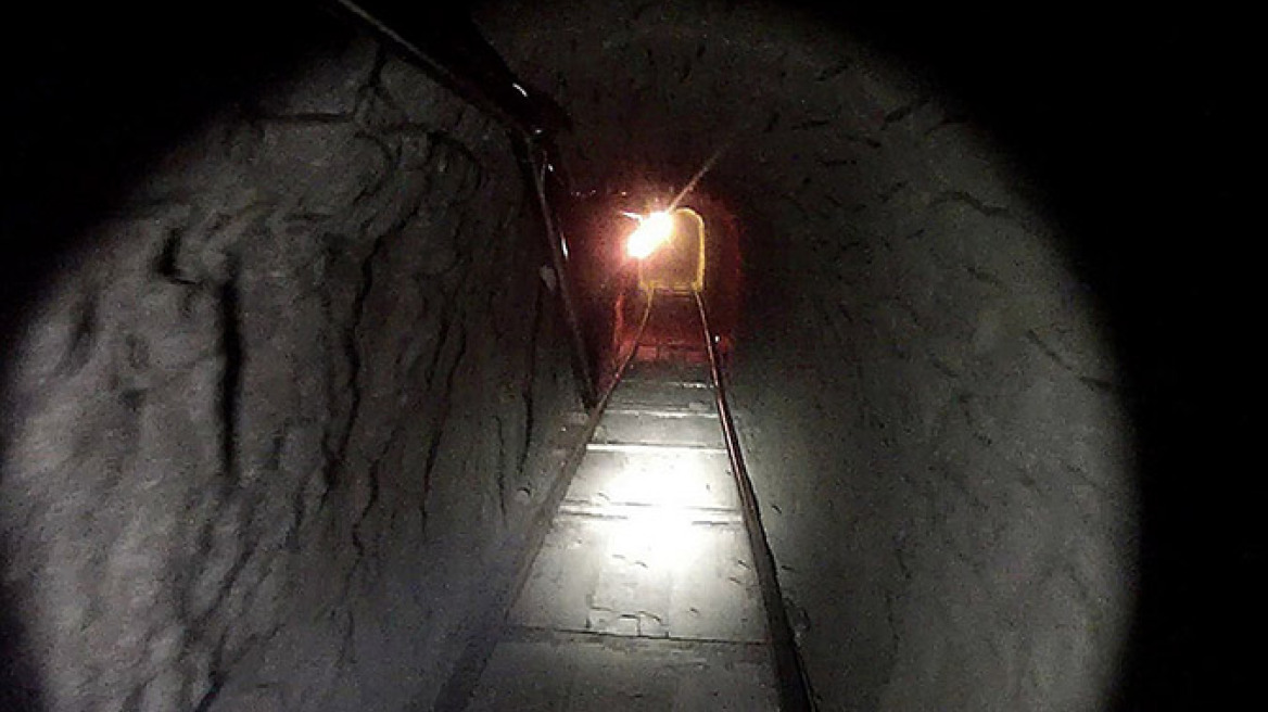 Δείτε τούνελ λαθρεμπόρων ναρκωτικών που ενώνει Μεξικό-ΗΠΑ!