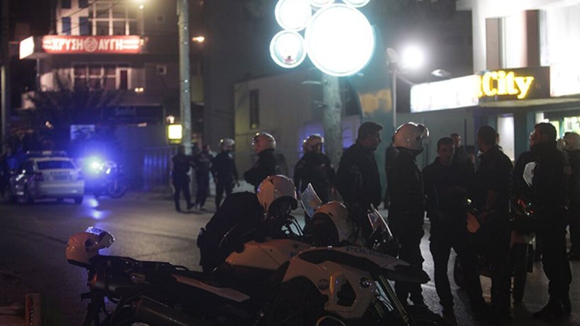  Murder of two Golden Dawn members outside the offices in Neo Irakleio