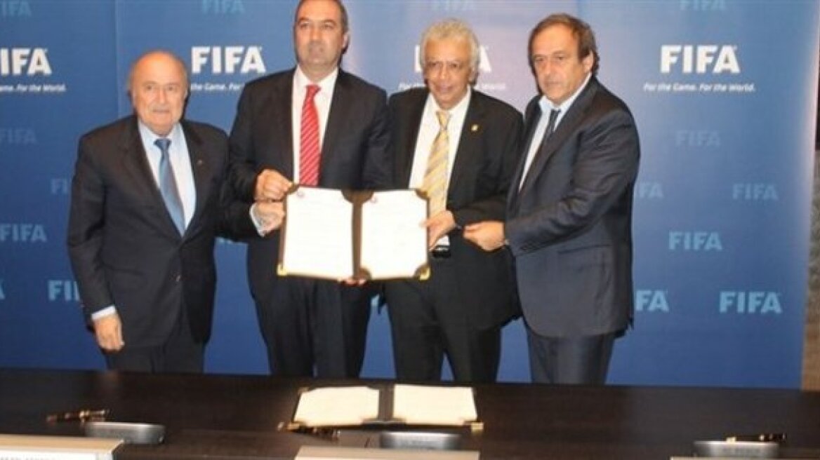 Συνάντηση του Πρόεδρου της Τουρκοκυπριακής Ομοσπονδίας Ποδοσφαίρου με τον  Ντ. Έρογλου