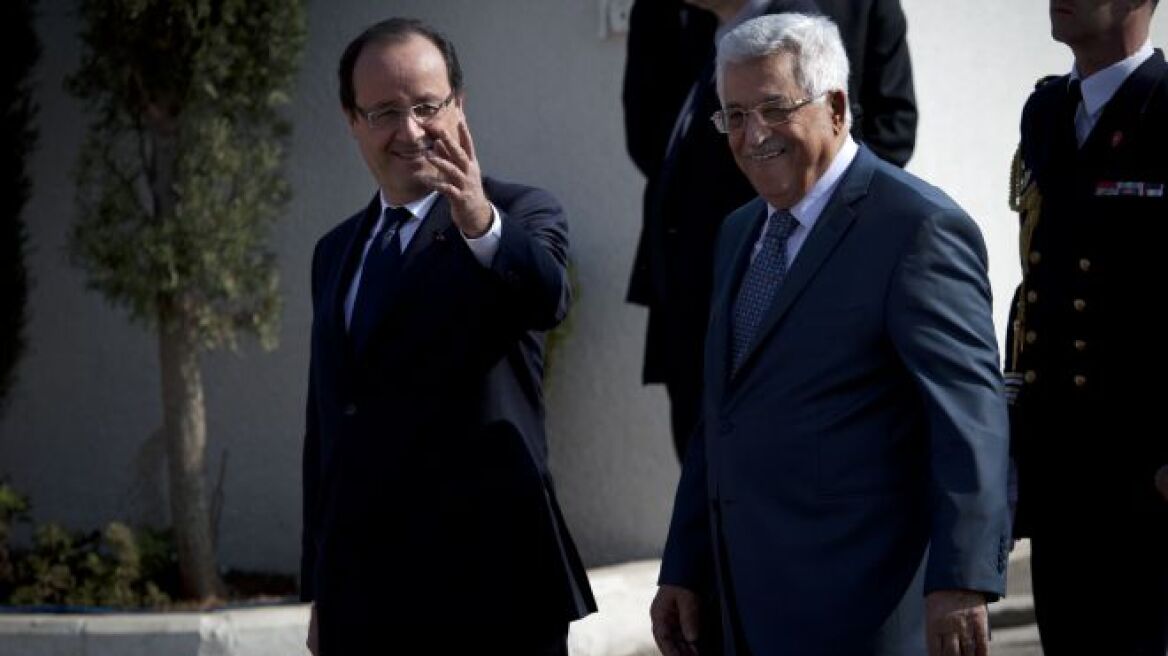 Στη Δυτική Οχθη ο Φρανσουά Ολάντ