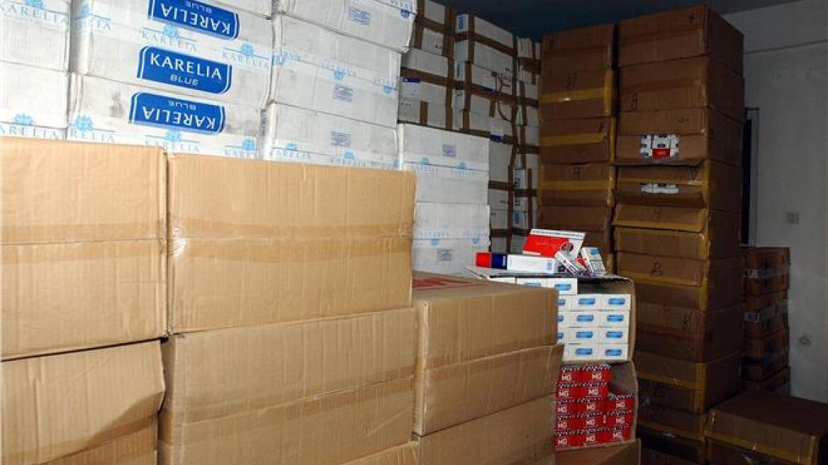 Κατασχέθηκαν 1,5 εκατομμύριο λαθραία τσιγάρα