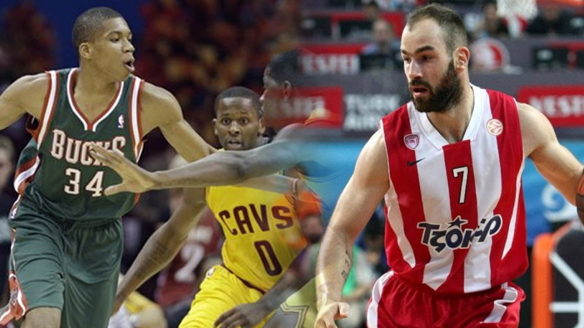FIBA: Σπανούλης - Αντετοκούνμπο στη λίστα των κορυφαίων Ευρωπαίων