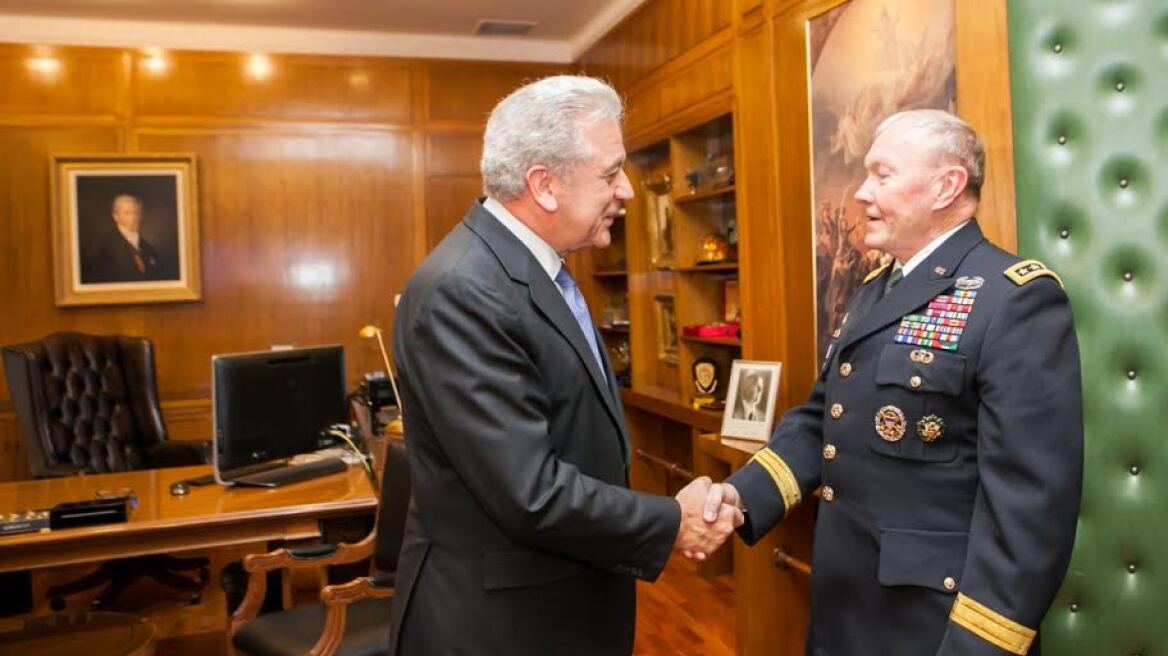 Οι εξελίξεις στη Μεσόγειο στη συνάντηση Αβραμόπουλου-Αρχηγού Ενόπλων Δυνάμεων ΗΠΑ